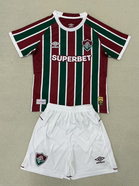 Fluminense 2025 Kids Home kit