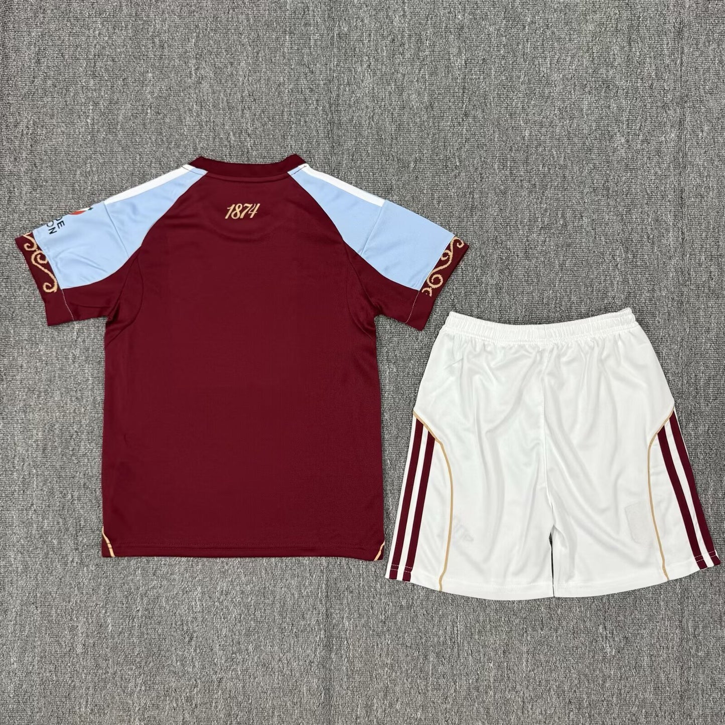 Aston Villa 25/26 Kids Home kit