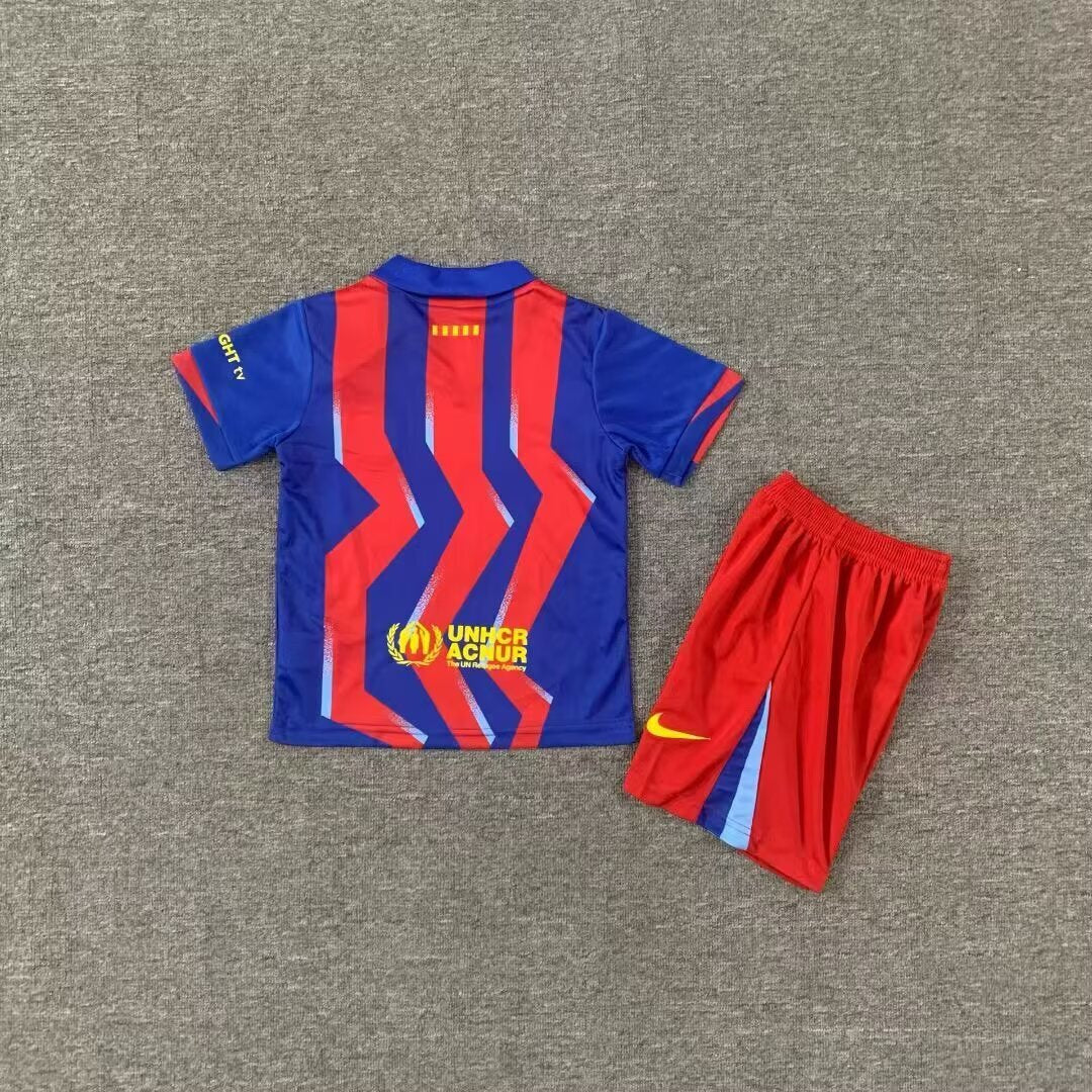 Barcelona 25/26 Kids Special Edition Blue&Red kit