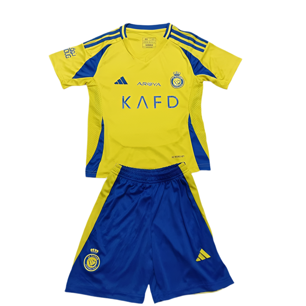 Al Nassr 2025/26 Kids Home Kit