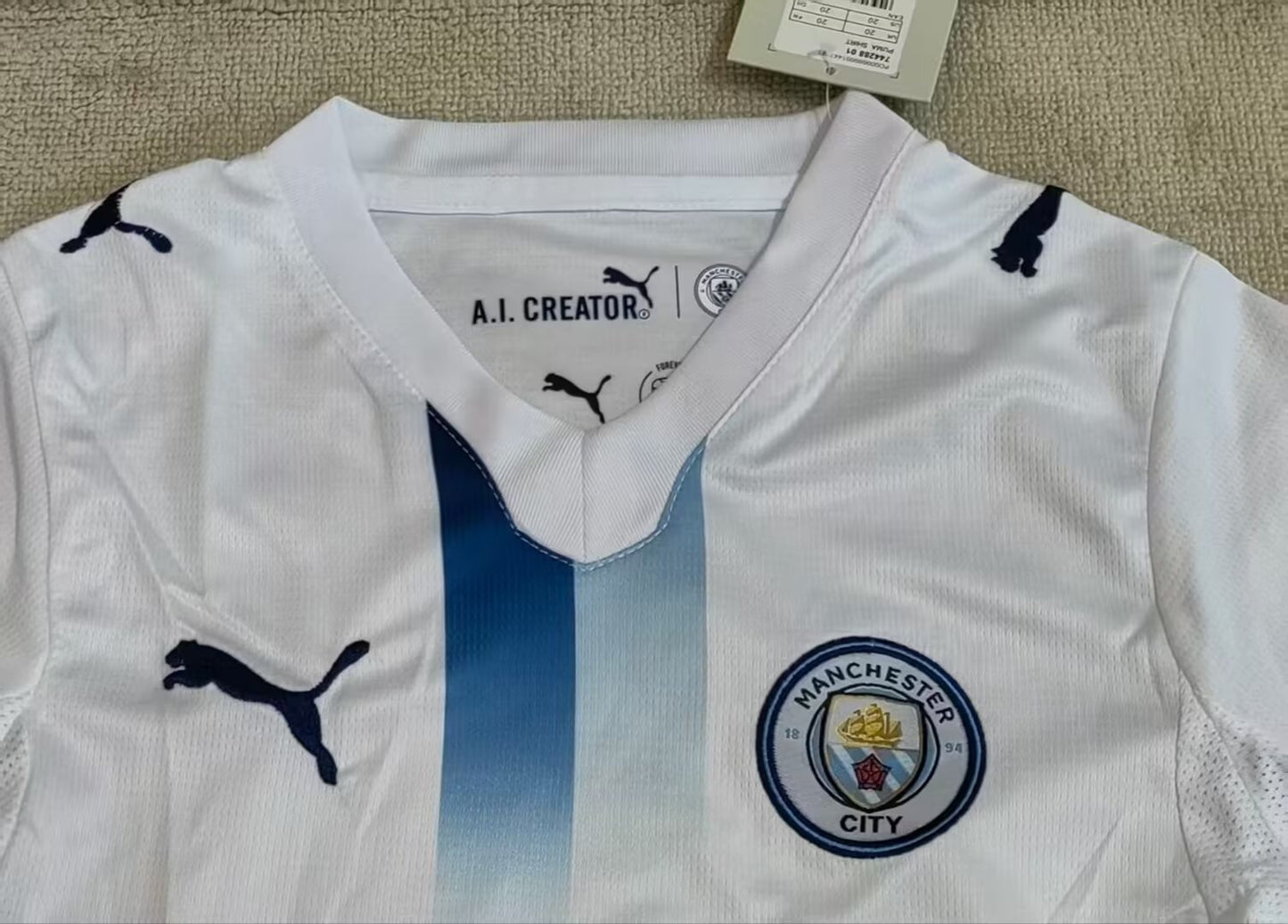 Manchester City 26/27 Kids Away White kit