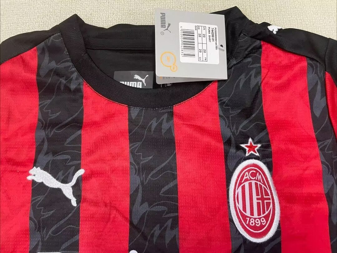 AC Milan 25/26 Kids Home kit