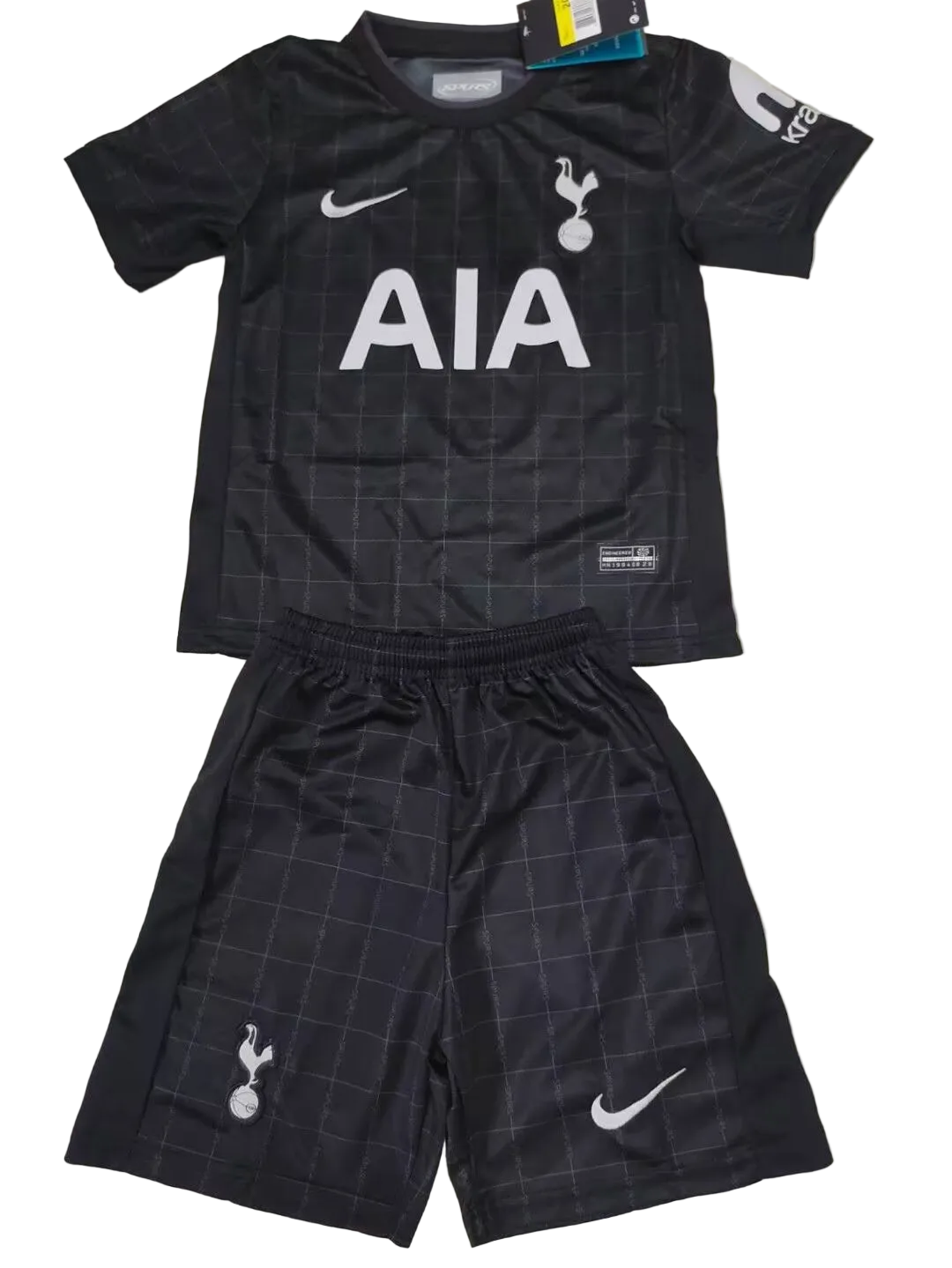 Tottenham Hotspurs 25/26 Kids Away Black kit