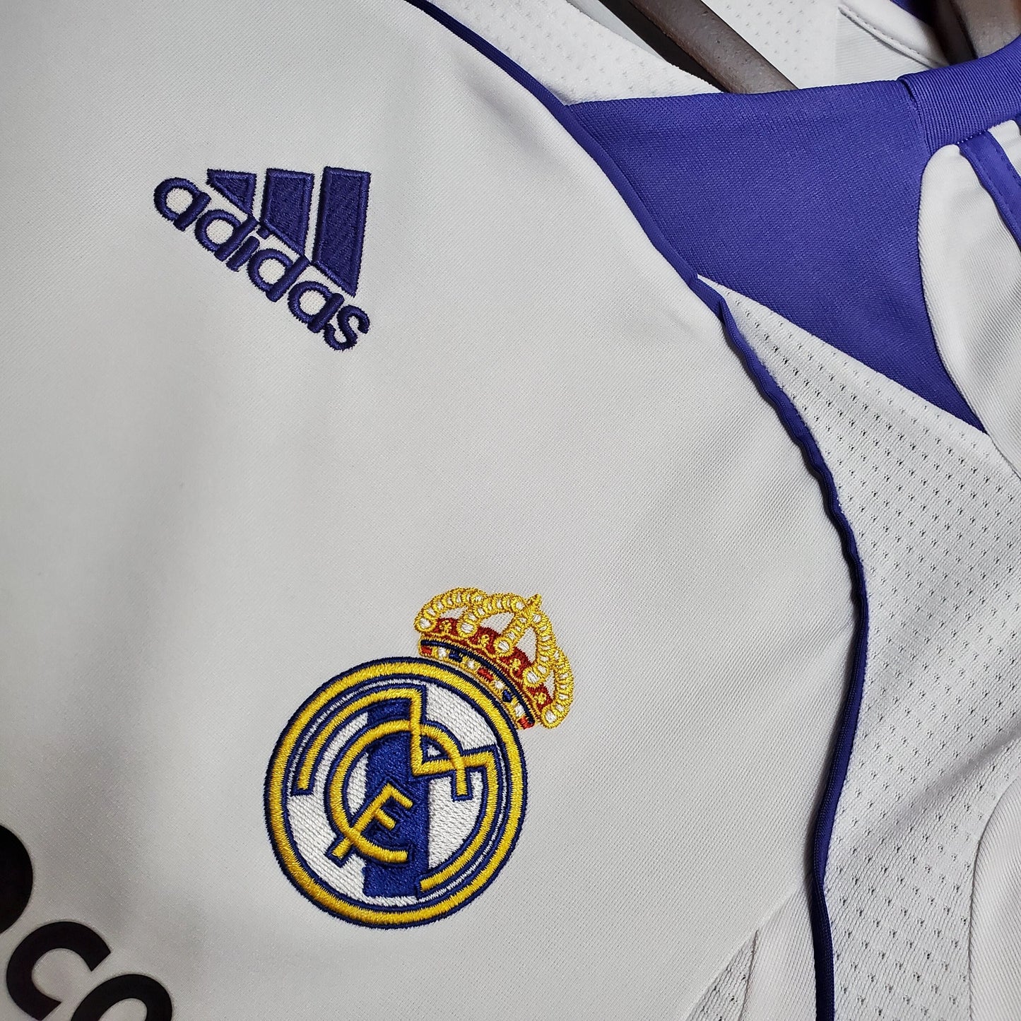 Real Madrid Retro 07/08 - Home kit- Retro Football Shirt