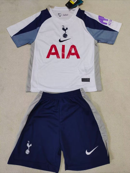 Tottenham Hotspurs 25/26 Kids Home kit