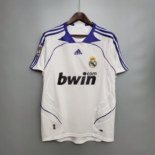 Real Madrid Retro 07/08 - Home kit- Retro Football Shirt