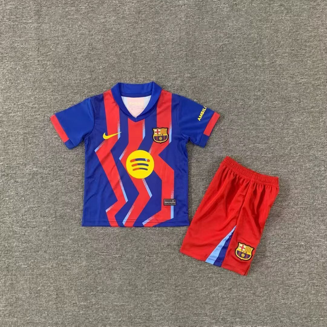 Barcelona 25/26 Kids Special Edition Blue&Red kit