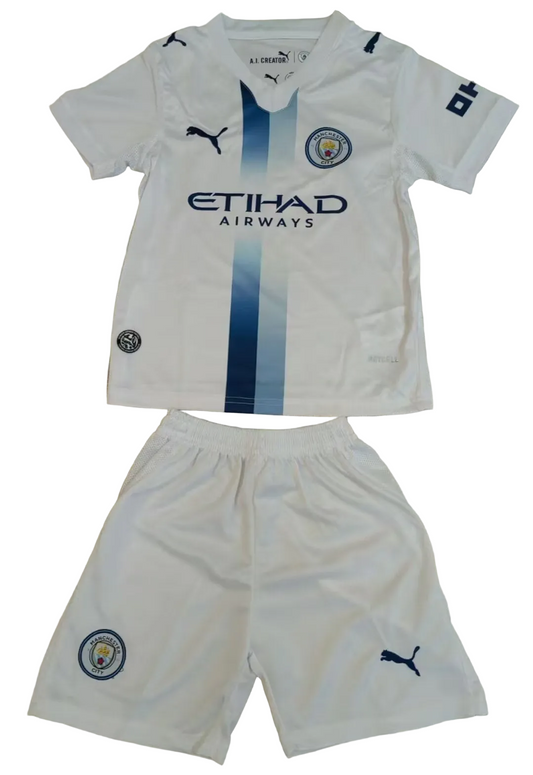 Manchester City 26/27 Kids Away White kit