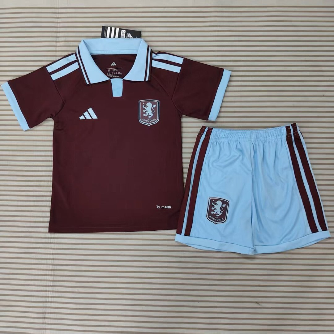 Aston Villa 26/27 Kids Home kit