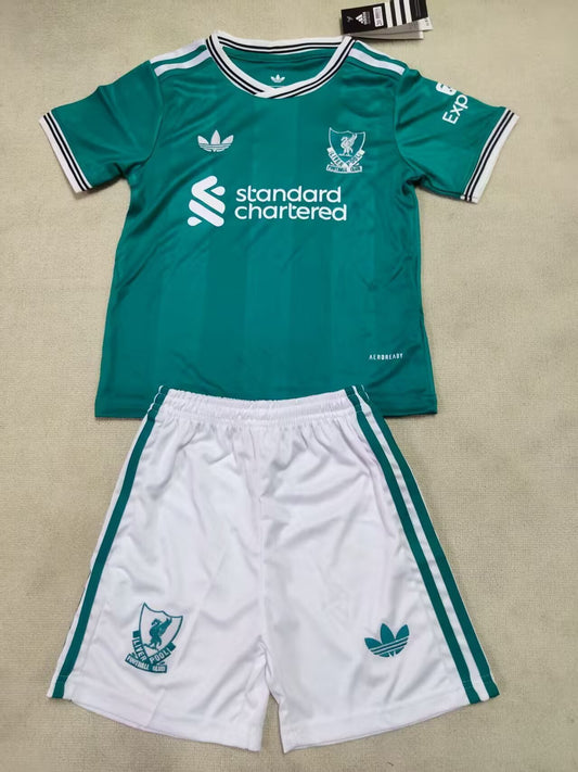 Liverpool 25/26 Kids Second Away kit