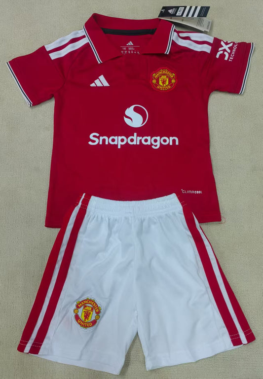 Manchester United 26/27 Kids Home kit