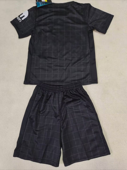 Tottenham Hotspurs 25/26 Kids Away Black kit