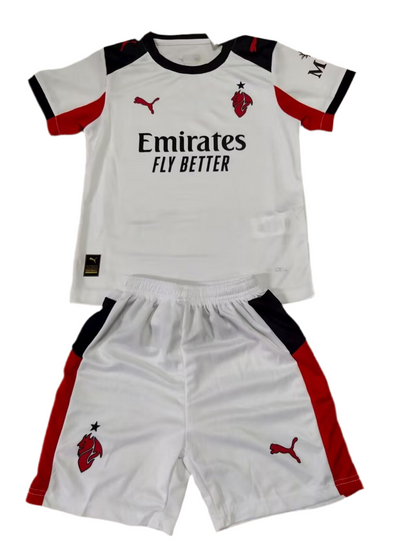 AC Milan 25/26 Kids Away kit