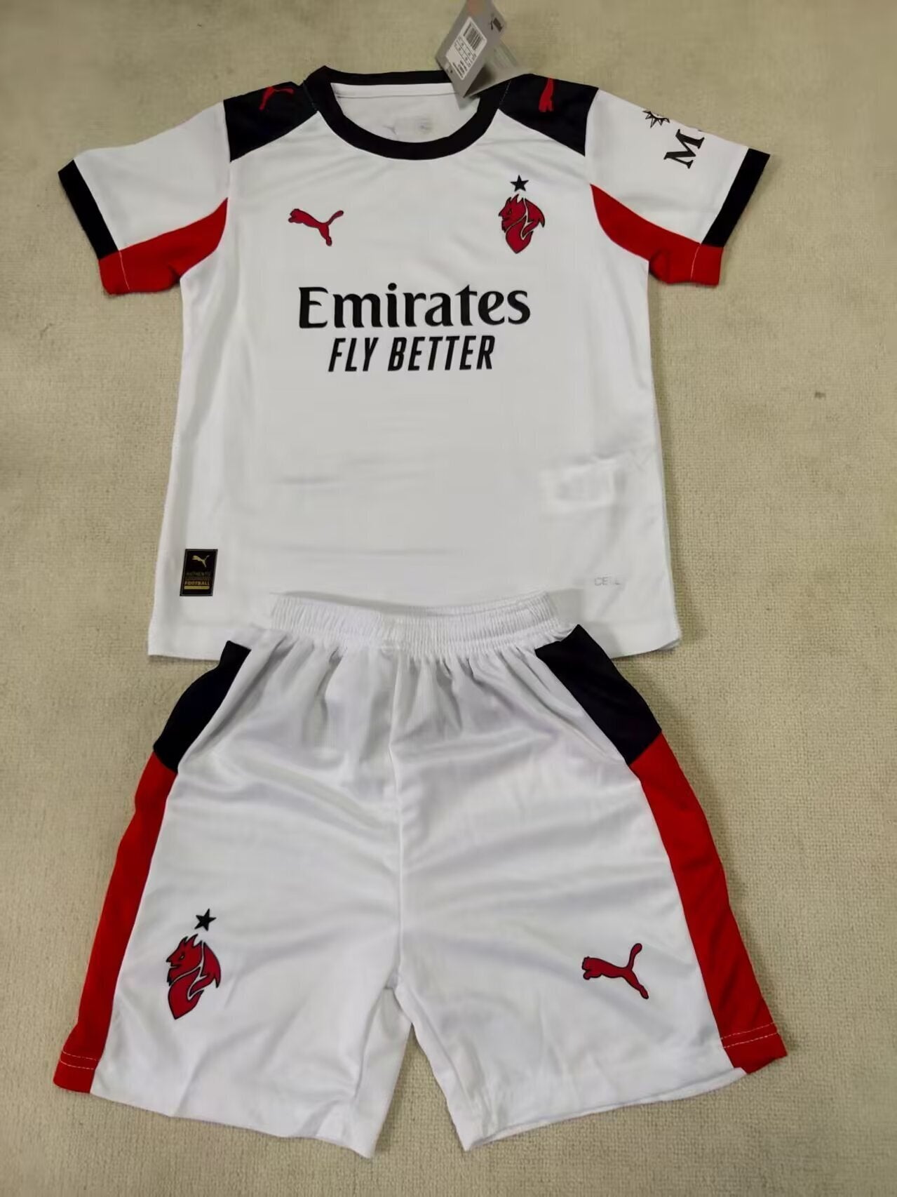 AC Milan 25/26 Kids Away kit