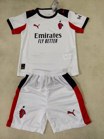 AC Milan 25/26 Kids Away kit