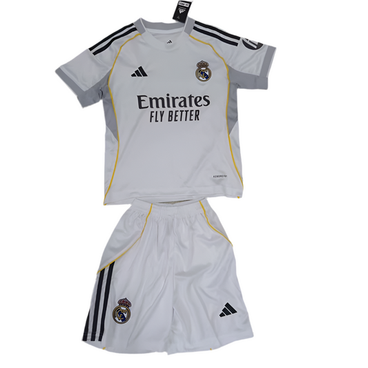 Real Madrid 25/26 Kids Home Kit