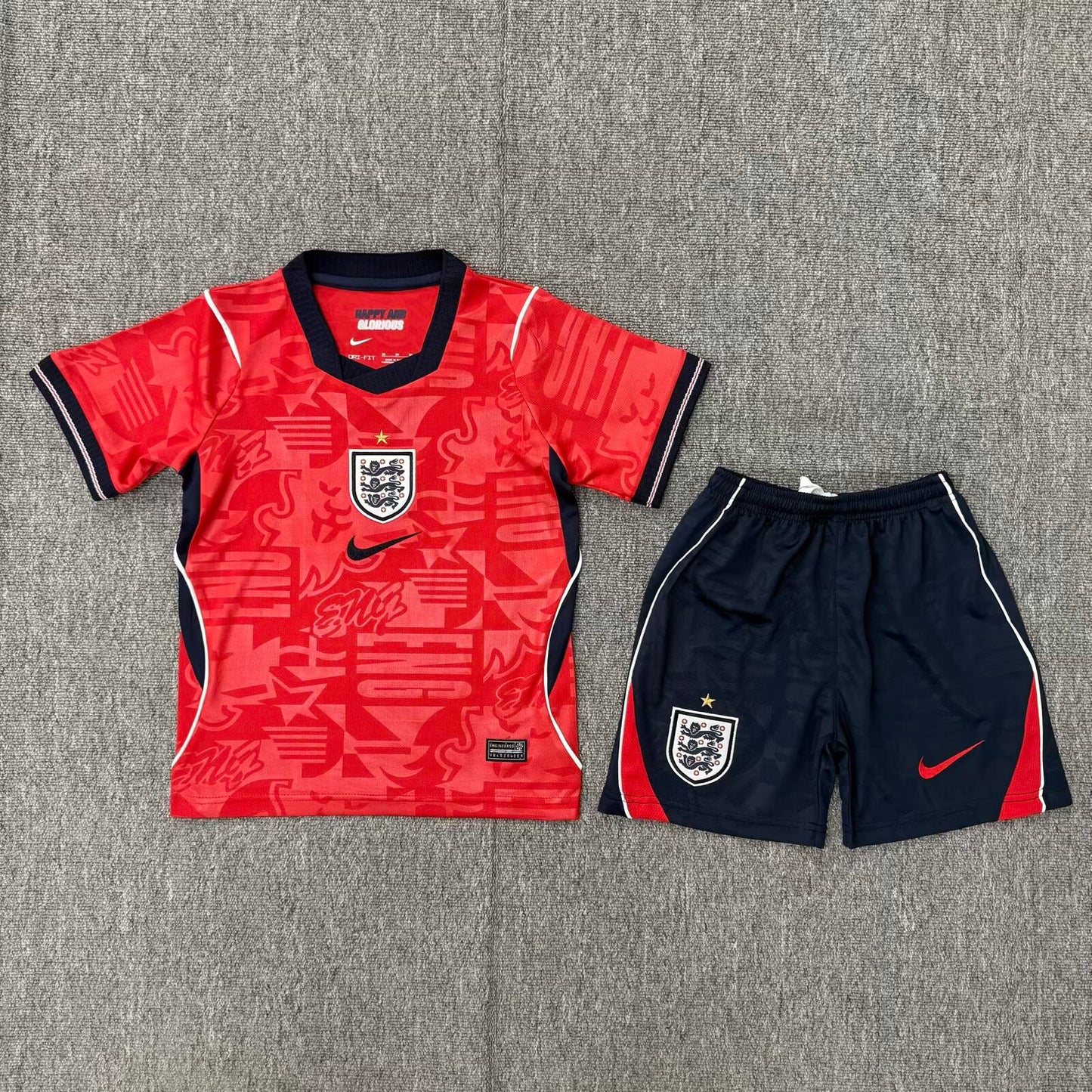 England 26/27 Kids Away Red kit