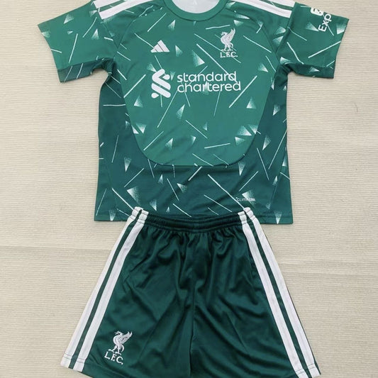 Liverpool 26/27 Kids Away Green kit