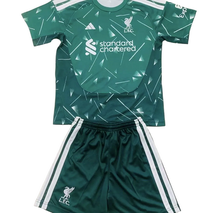 Liverpool 26/27 Kids Away Green kit