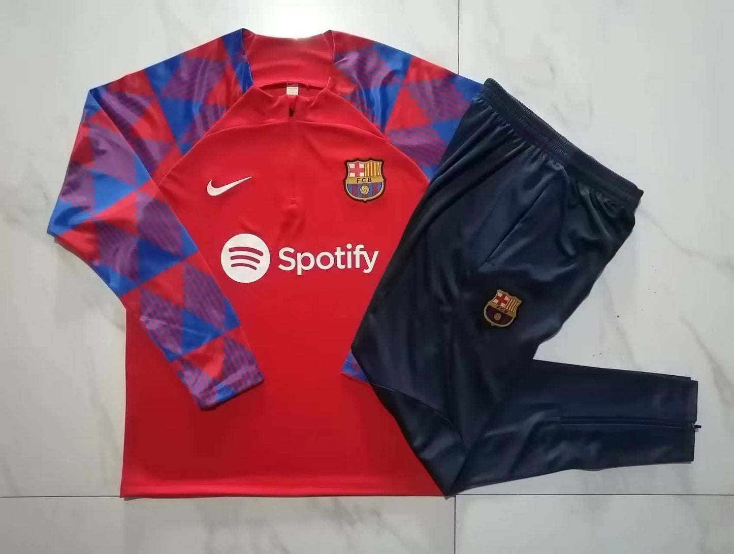 Barcelona Red&Dark blue Training Kit – Top & Pants