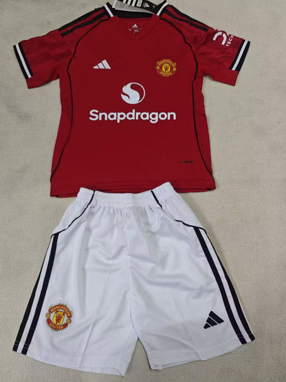 Manchester United 25/26 Kids Home Kit