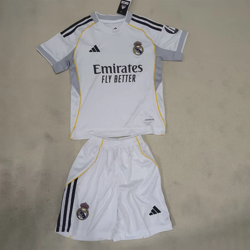 Real Madrid 25/26 Kids Home Kit