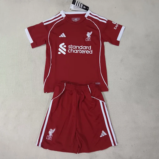 Liverpool 25/26 Kids Home kit